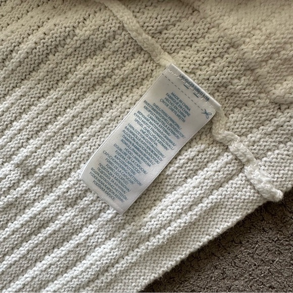 Cozy White Kids Hooded Cardigan with Ears RALPH LAUREN - Picture 4 of 5